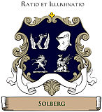 Solberg Coat of Arms - Accomplished, Valiant, Truthful, Wise